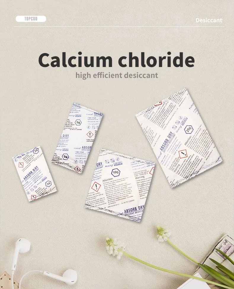 Small Package Calcium Chloride Desiccant Super Dry for Glass