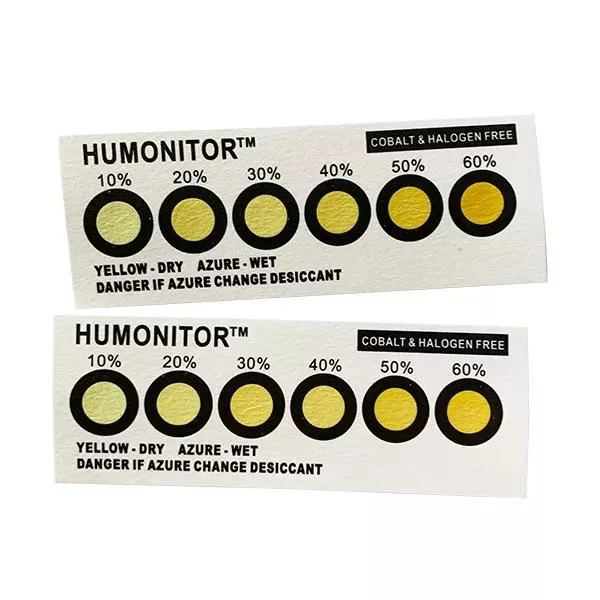 Rh DOT Cobalt-Free Sensor 10%-90% Humidity Indicator Card