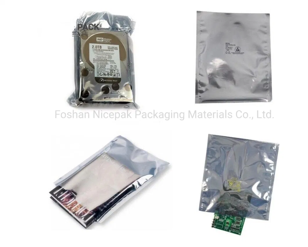 Moisture Resistant Metal-in Static Shielding Printed Bags for Sound Card/PC Board