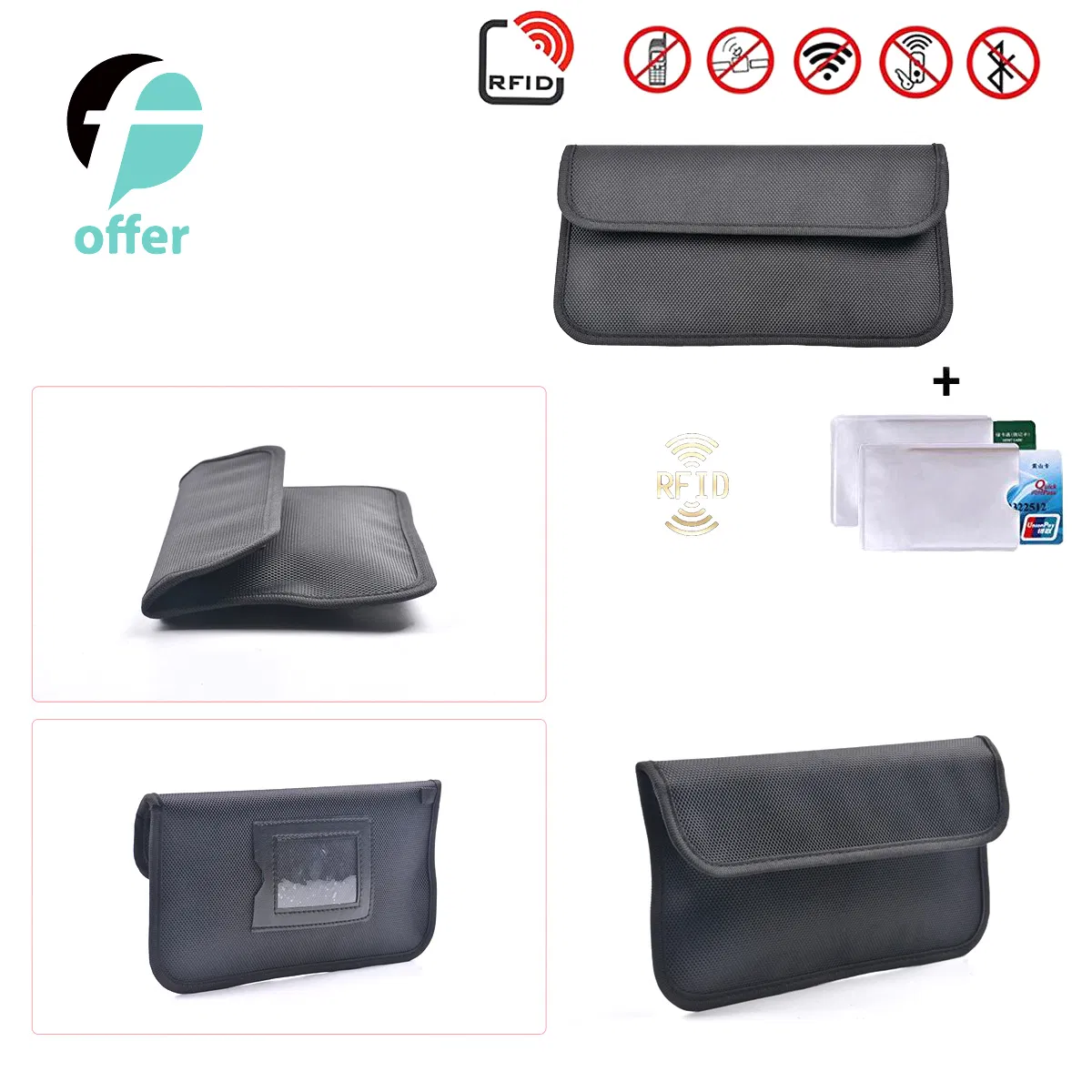 RFID Blocking Phone Signal Shielding Bag