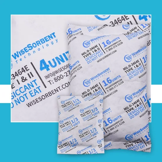 1/6U silica gel desiccant with MIL standard reusable raw material