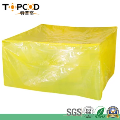 Yellow Green Blue Color Vci Film Packing Bag